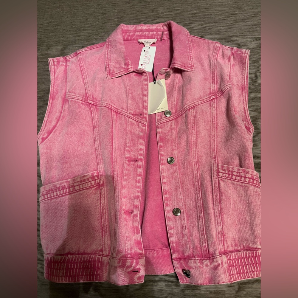 Elan pink vest size small